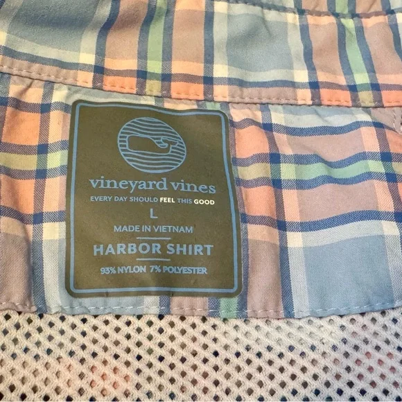 Vineyard Vines Men’s Harbor Shirt Size Large - Picture 5 of 8